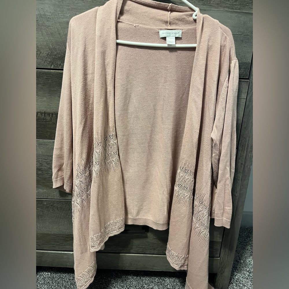 Christopher & Banks Blush Cardigan
